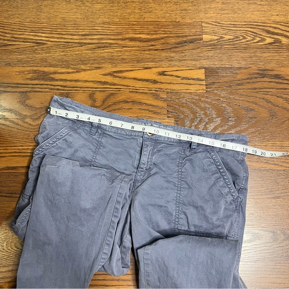 GAP Skinny Utility Khaki Pants in Blue/Grey Wash size 14 - Picture 5 of 12